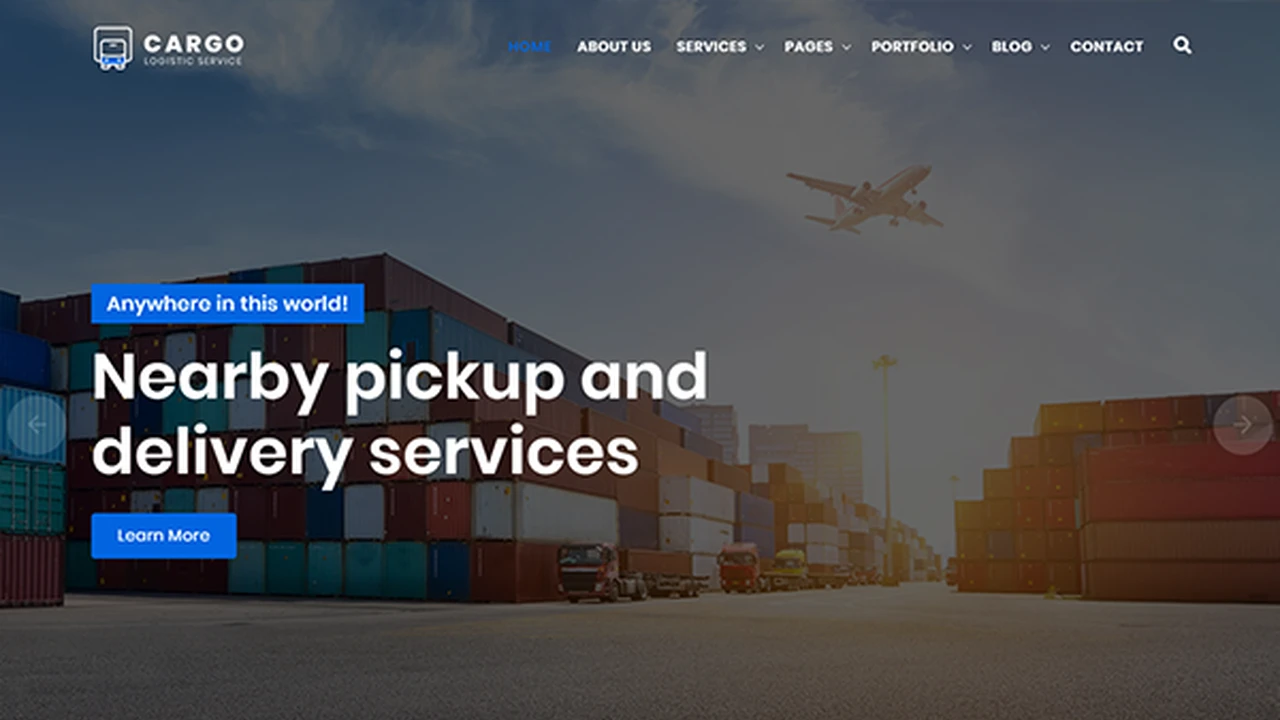 Cargo - Logistics and Transport Template