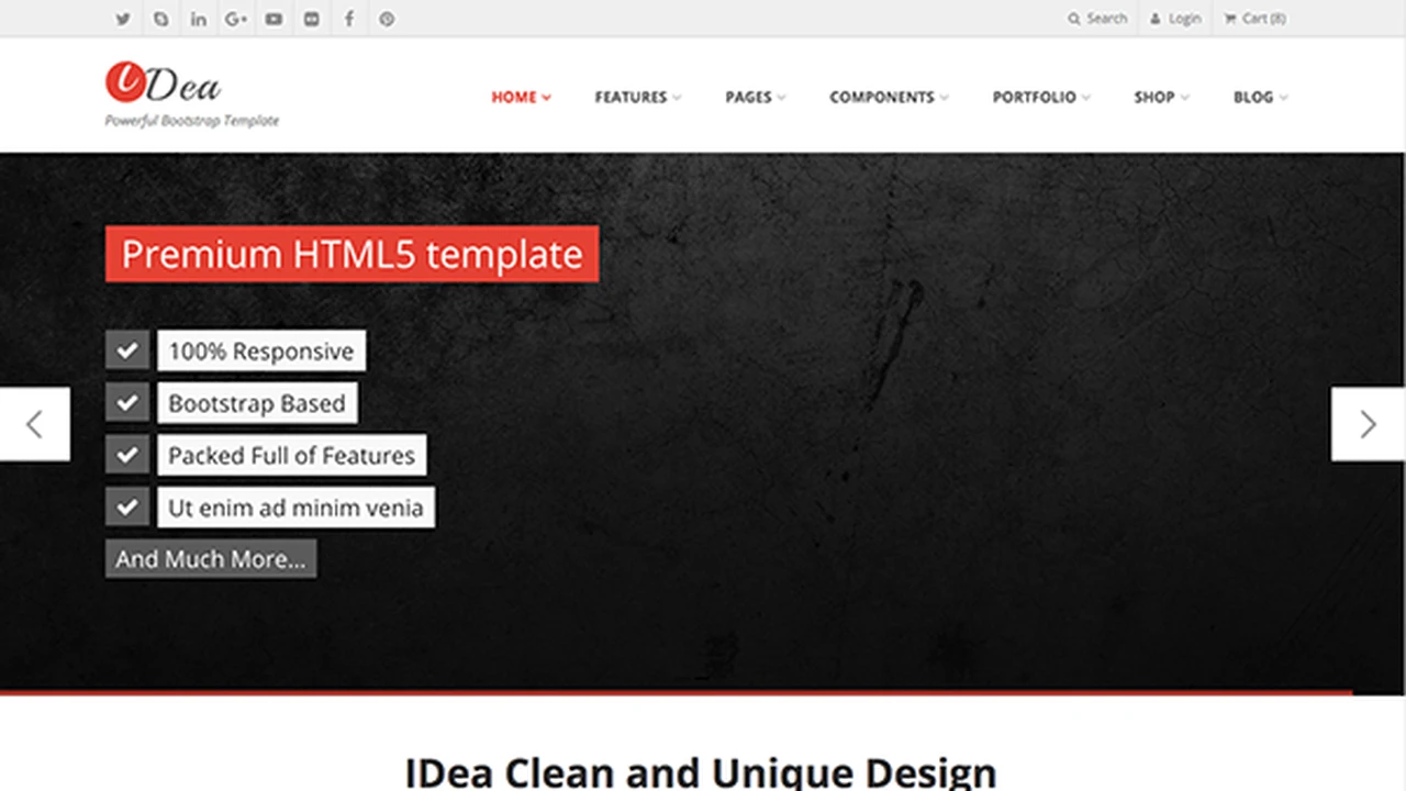 IDea - Responsive Website Template