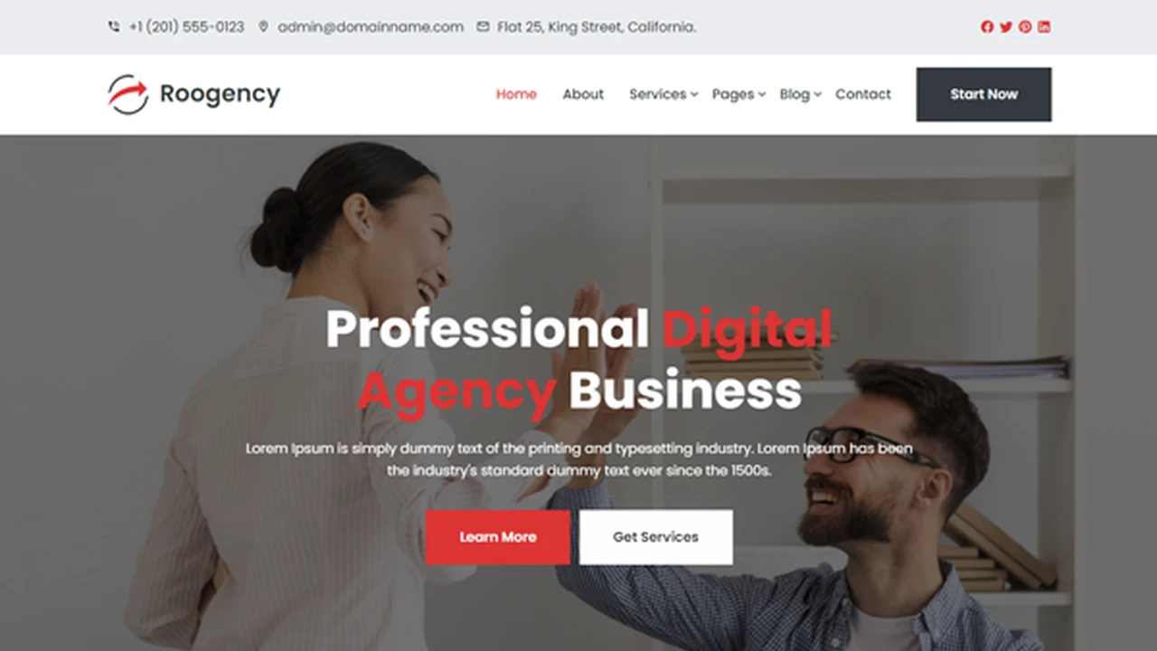 Roogency - Corporate Business Template