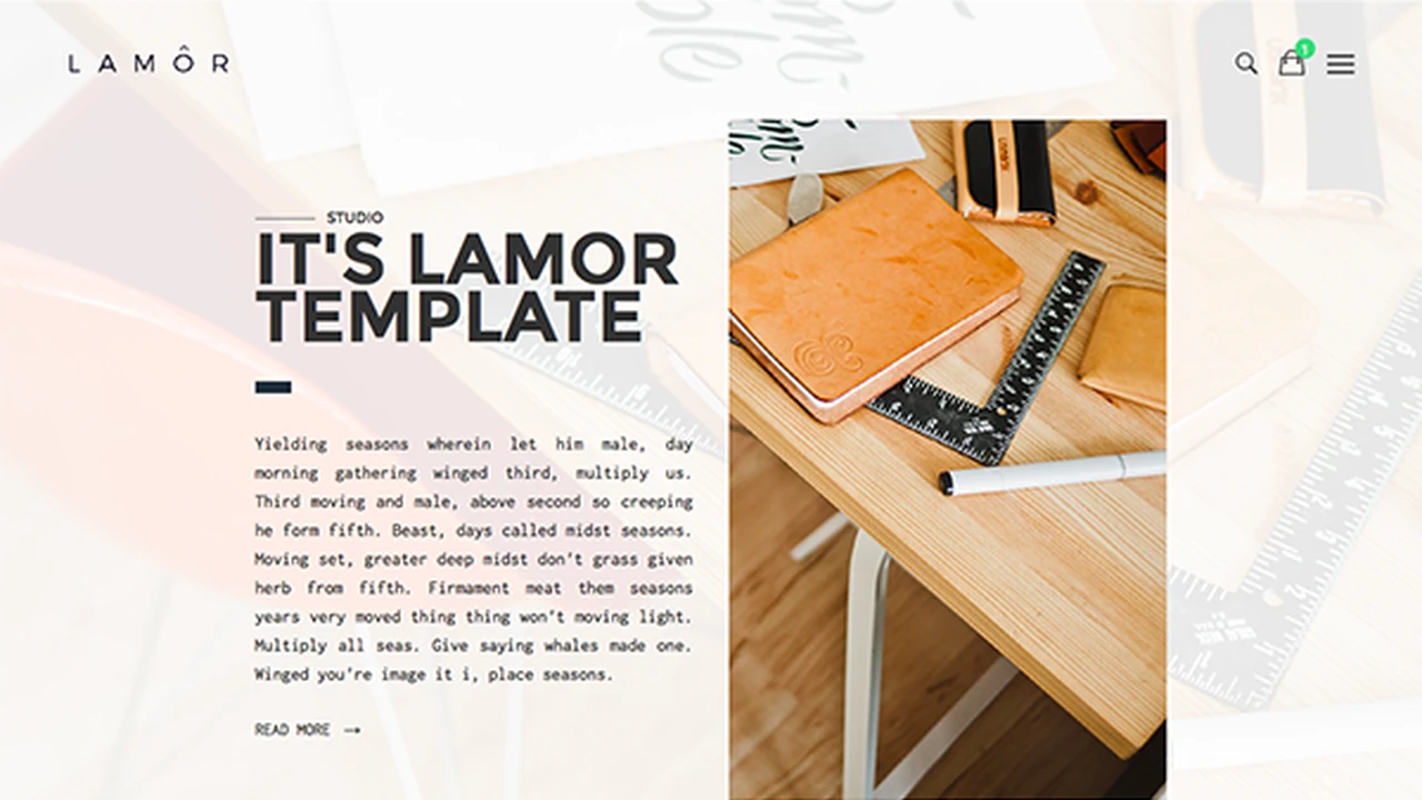 LAMOR - Multipurpose & Portfolio HTML