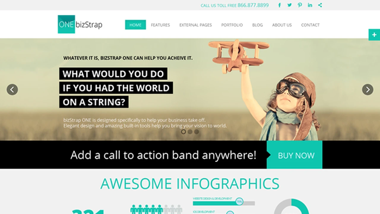 ONE - Onepage Business & Infographics