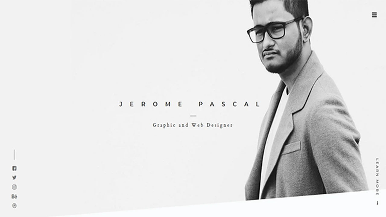 Jerome - Minimal Portfolio Template