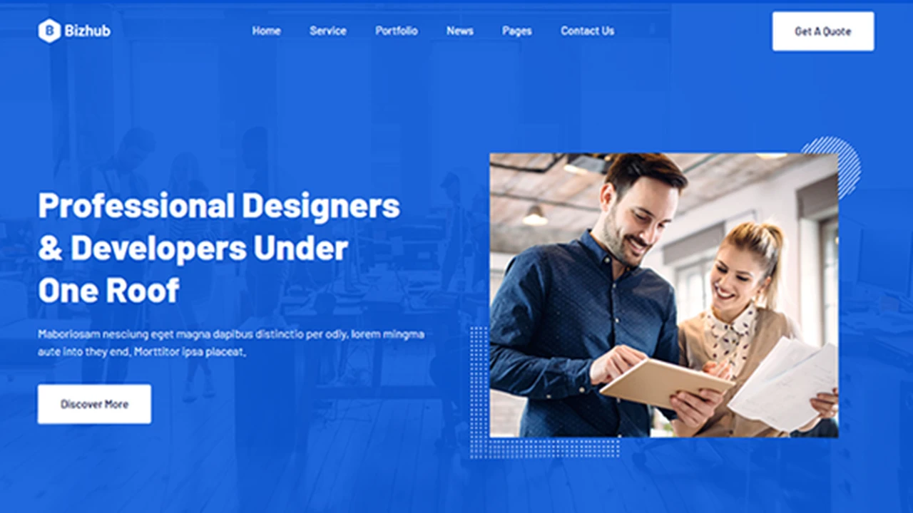 Bizhub - Consulting Business HTML Template