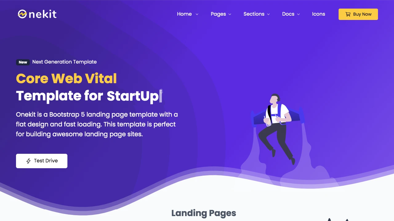 Onekit - Bootstrap 5 Landing Page