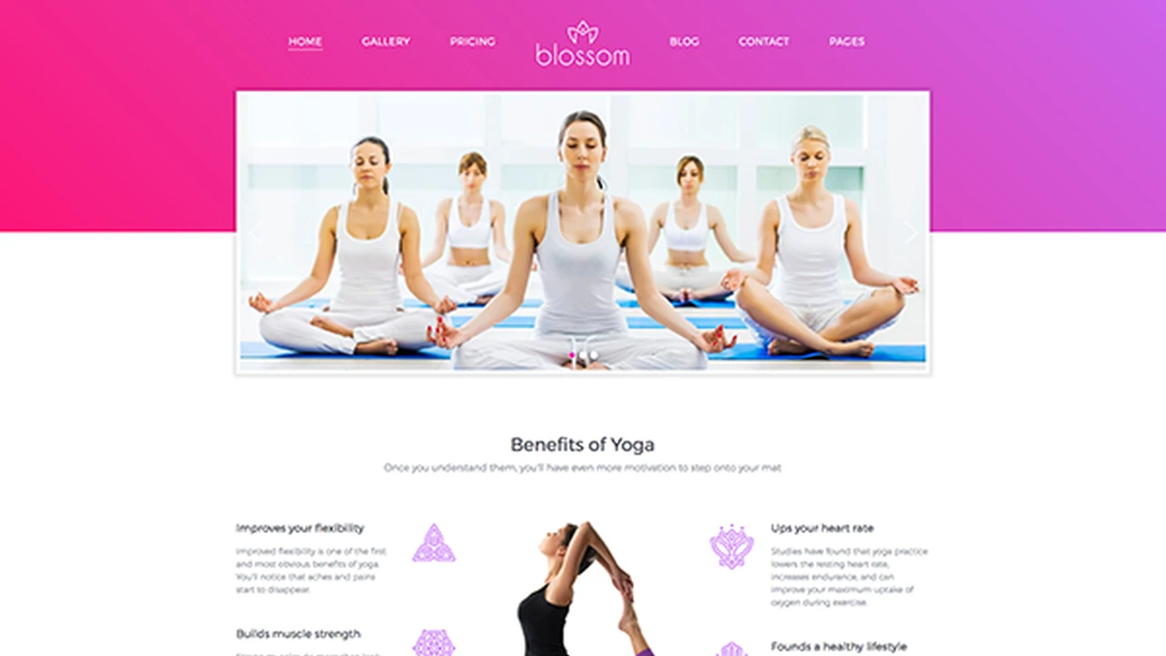 Blossom - Health and Yoga HTML Template