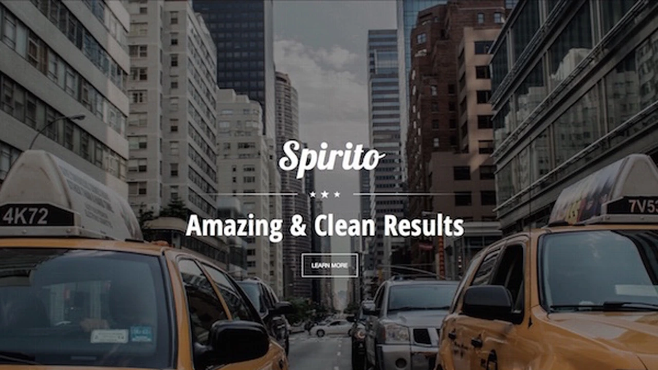 Spirito - One Page Responsive Template