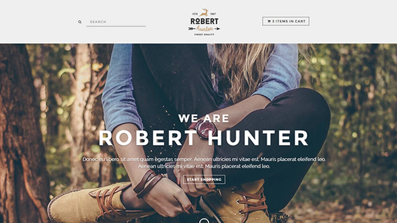 Hunter - Hipster E-Commerce Theme