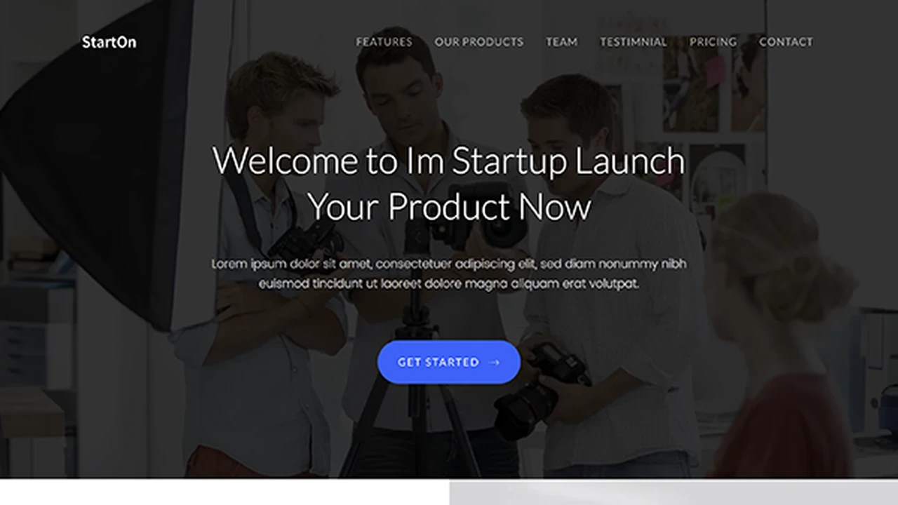 StartOn - Bootstrap Startup Template
