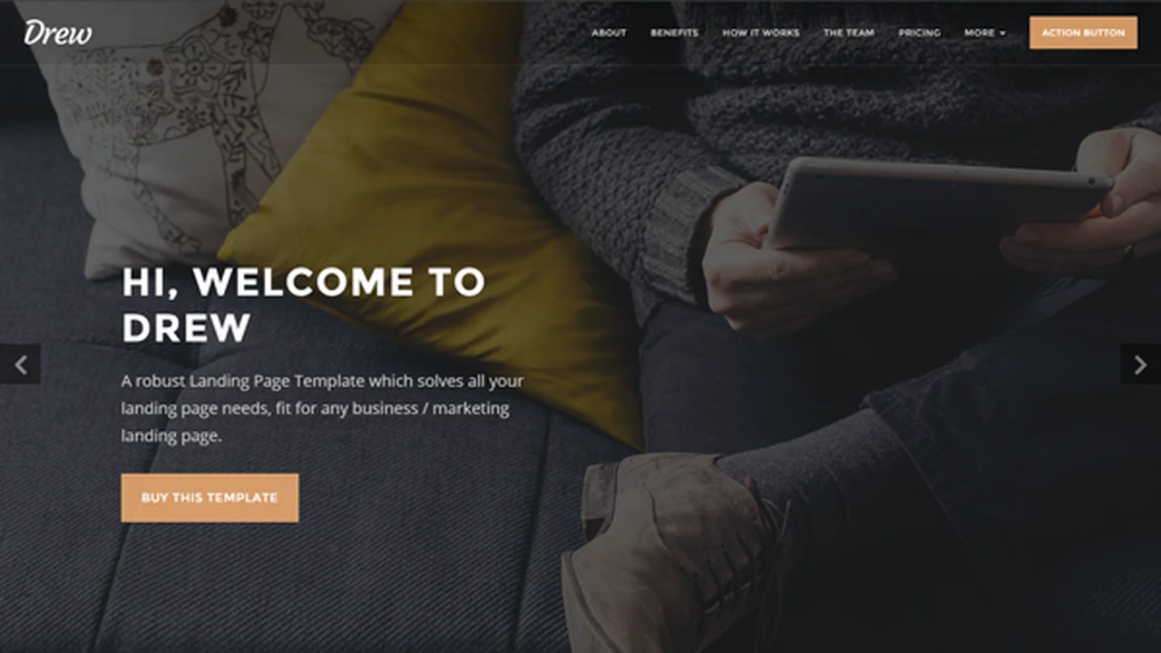 Drew - All in One Marketing Landing Page