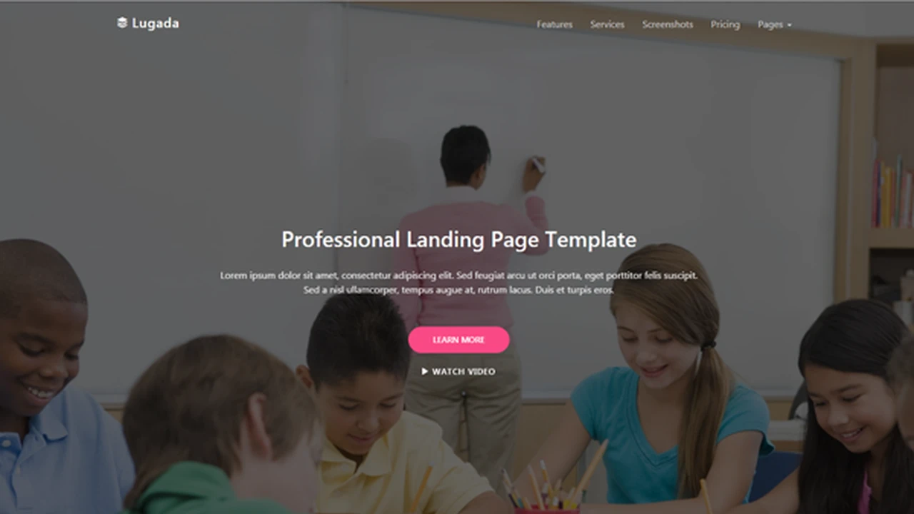 Lugada - Multipurpose Landing Page Template