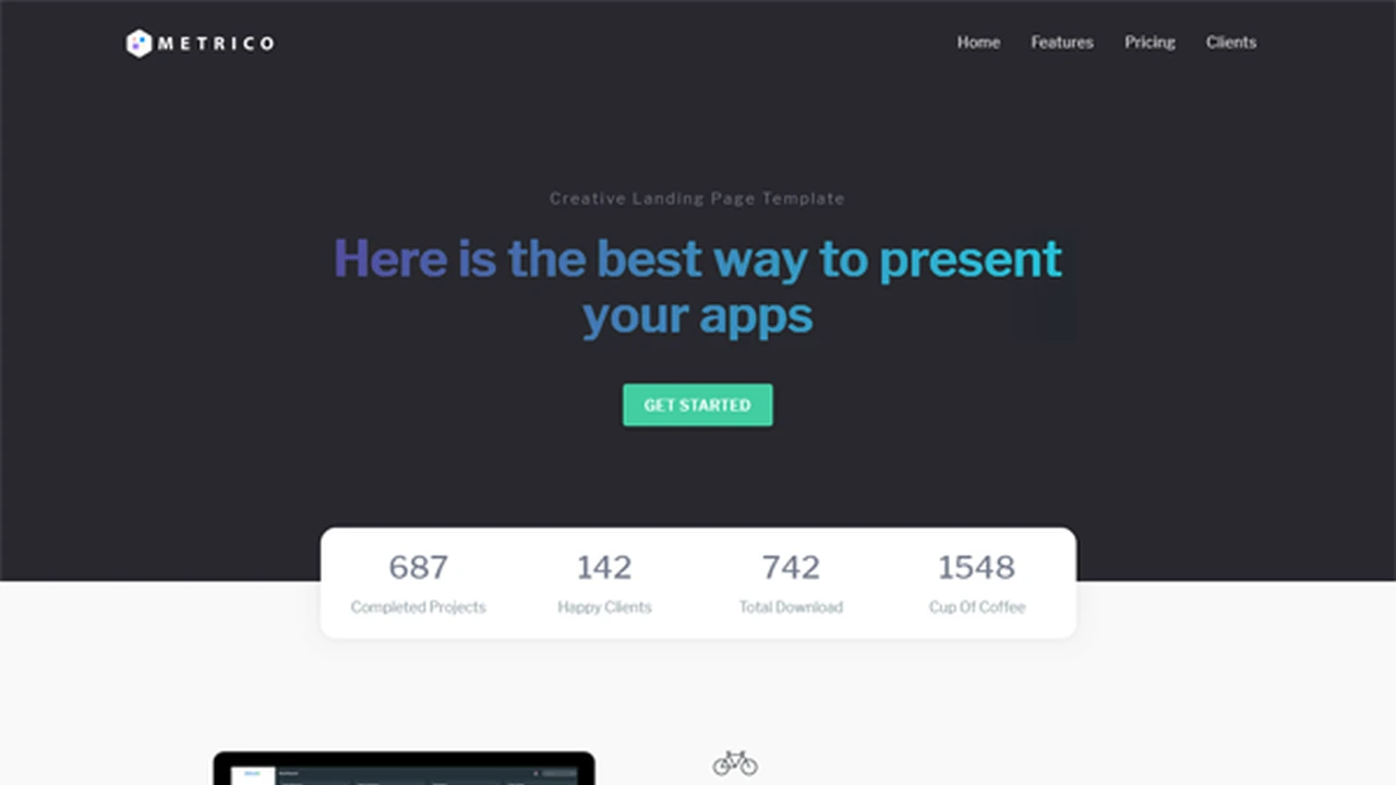 Metrico - Bootstrap 5 Landing Page Template