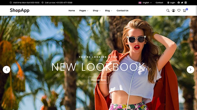 ShopApp - eCommerce Bootstrap 5 Template