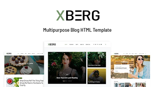Xberg - Multipurpose Blog HTML Template