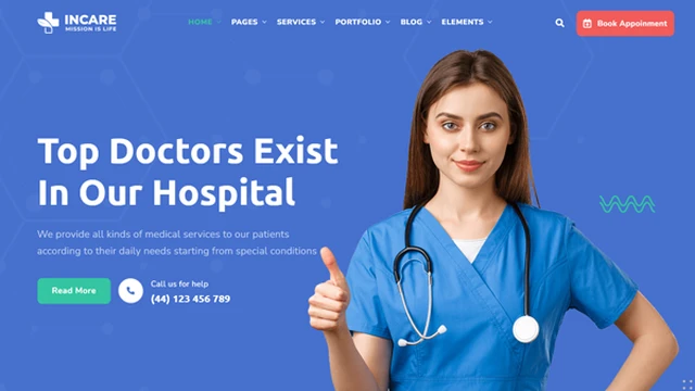 Incare - Medical and Health HTML Template