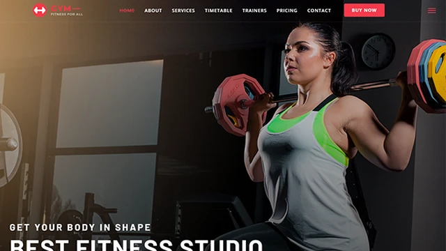 GYM - Fitness and Gym Responsive Template