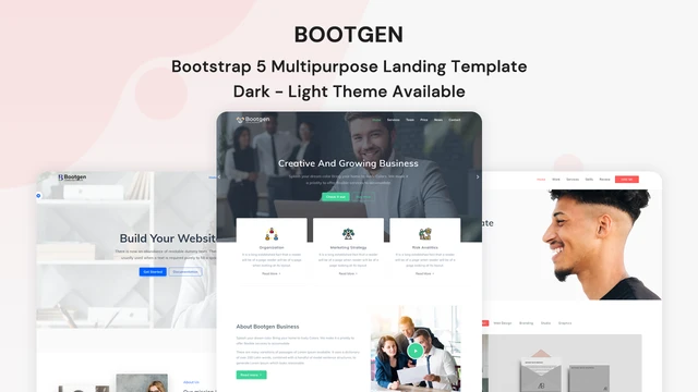 Bootgen - Bootstrap 5 Landing Page Template