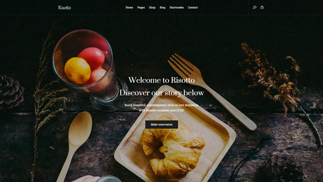 Risotto - Responsive Restaurant Template