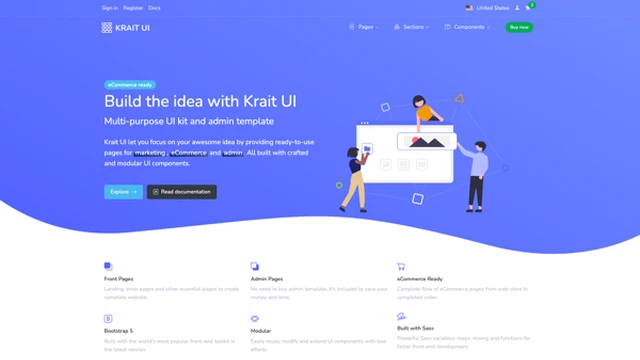 Krait UI - Bootstrap 5 UI Kit and Admin