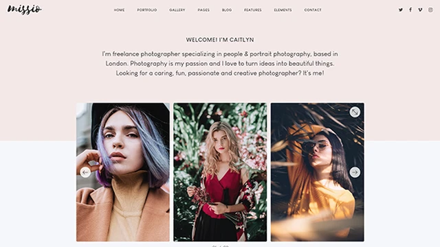 Missio - Photography Template