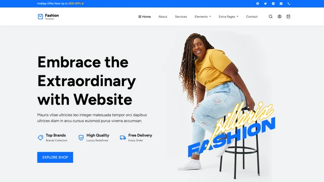 Fason - Ecommerce Lifestyle and Fashion Website Template