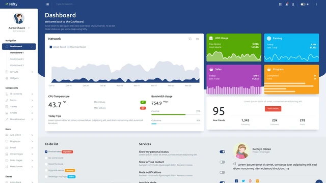 Nifty - Bootstrap 5 Admin Template